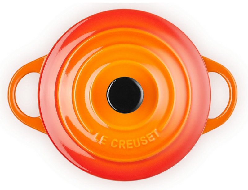 LE CREUSET Mini Cocotte Bräter ofenrot 10 cm 