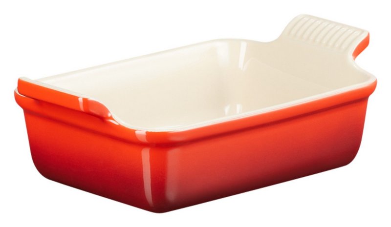 LE CREUSET Auflaufform Tradition kirschrot 1.1 l 