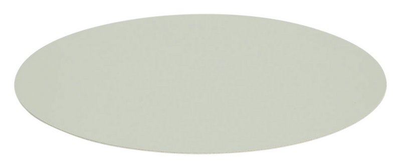 ZELLER Tischset rund Kunstleder mint 