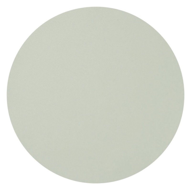 ZELLER Tischset rund Kunstleder mint 