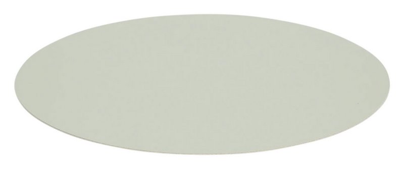 ZELLER Untersetzer rund Kunstleder mint 