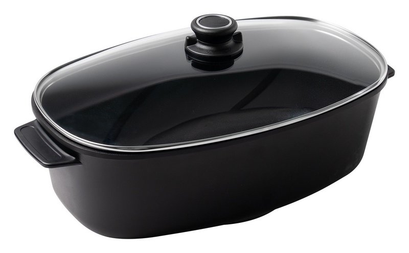 GASTROLUX Bräter EVO mit Glasdeckel Induktion 