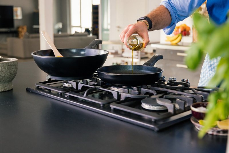 GASTROLUX Wok mit Stiel EVO Induktion 30 cm 