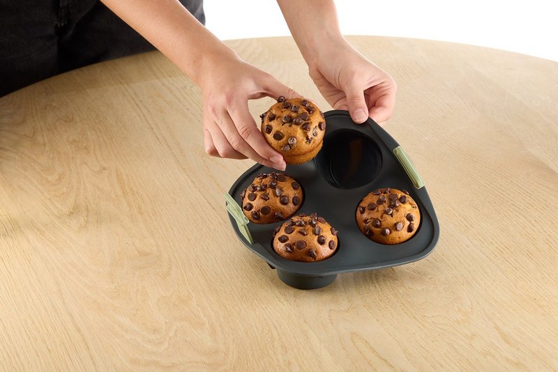 Muffinform Silikon für Heissluftfritteuse 