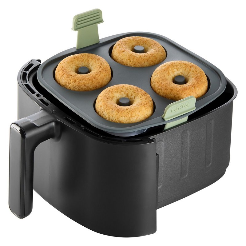 Donutsform 4er Silikon für Heissluftfritteuse 