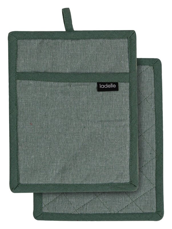 LADELLE Topflappen Eco Recycled Leaf grün 