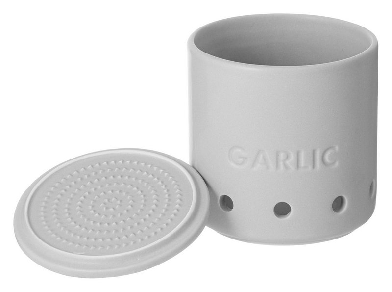 LADELLE Vorratstopf Essentials Garlic weiss Keramik 