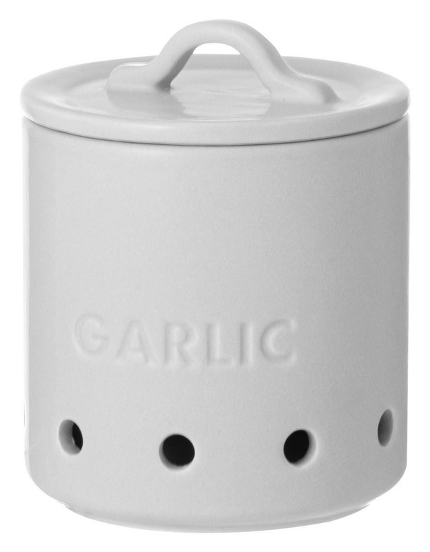 LADELLE Vorratstopf Essentials Garlic weiss Keramik 