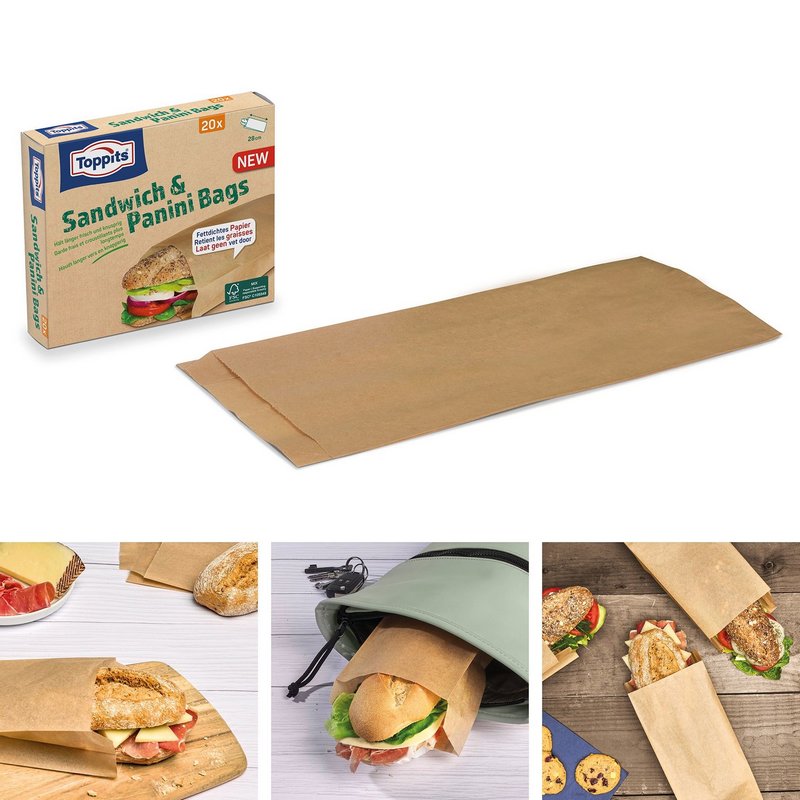TOPPITS Sandwich und Paninibeutel 