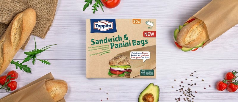 TOPPITS Sandwich und Paninibeutel 