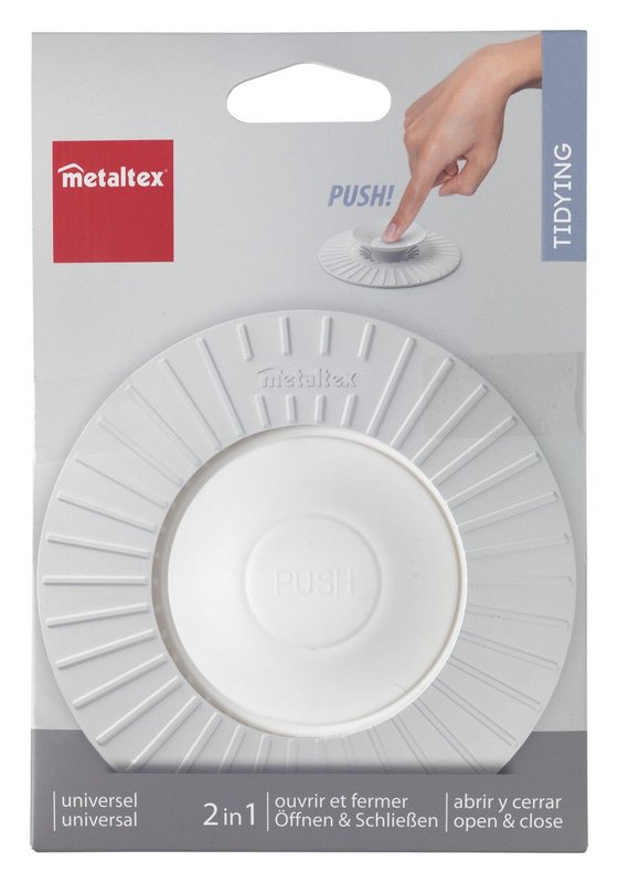 METALTEX Abflussstöpsel Flex open-close 12 cm 