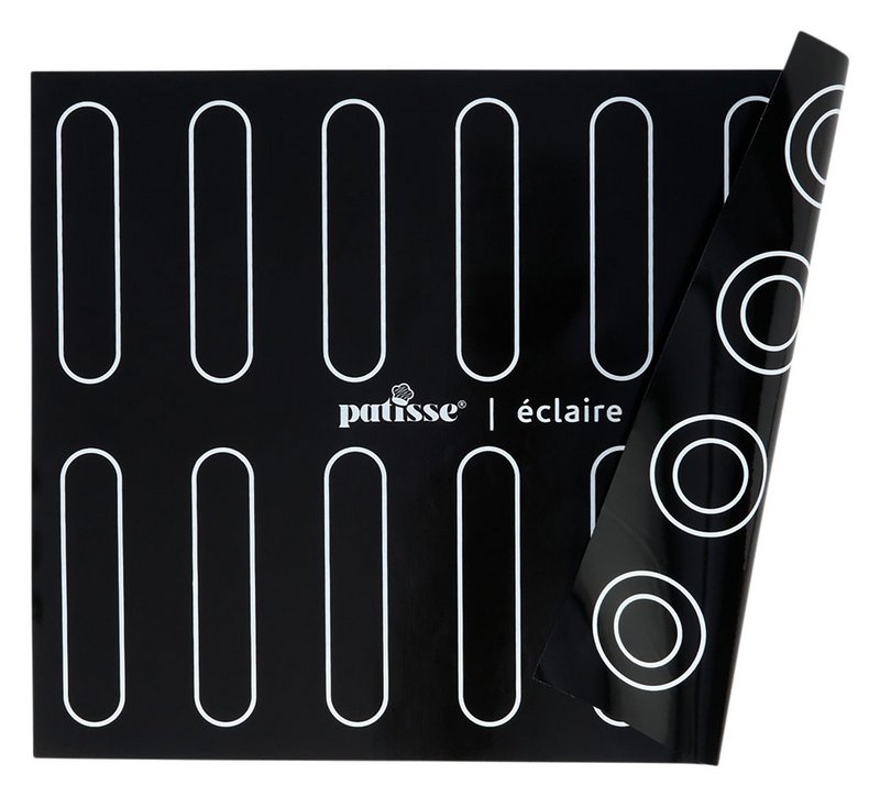 PATISSE Silikon Backmatte für Eclairs und Windbeutel 