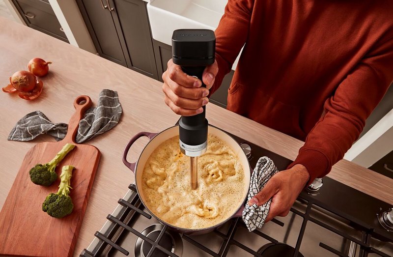KITCHENAID Stabmixer kabellos ohne Zubehör schwarz matt 