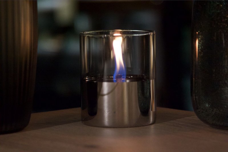 TENDERFLAME Tischkamin Lilly 10 silver 