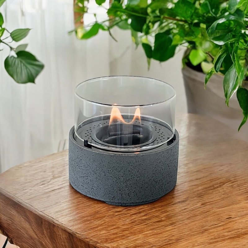 TENDERFLAME Tischkamin Café 14 Lava grey 