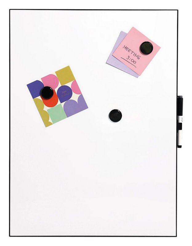 ZELLER Memobord Magnet schwarz 