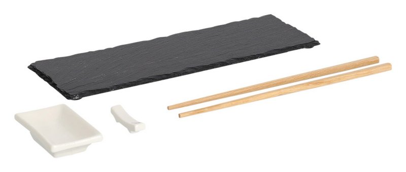 ZELLER Sushi Set anthrazit 