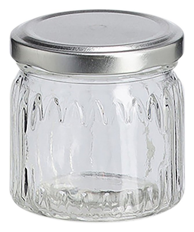 ZELLER Einmachglas mit Metalldeckel 150ml 