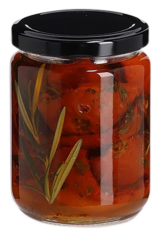 ZELLER Einmachglas mit Metalldeckel schwarz 240ml 