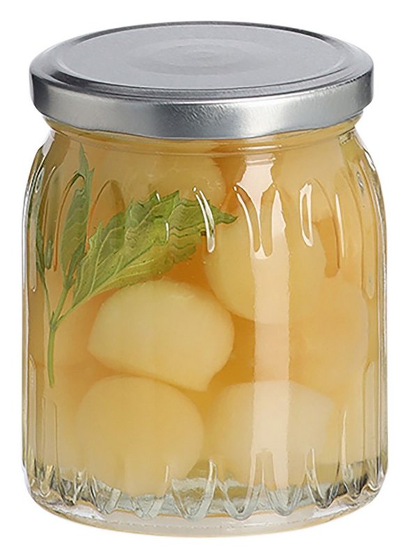 ZELLER Einmachglas mit Metalldeckel 470ml 