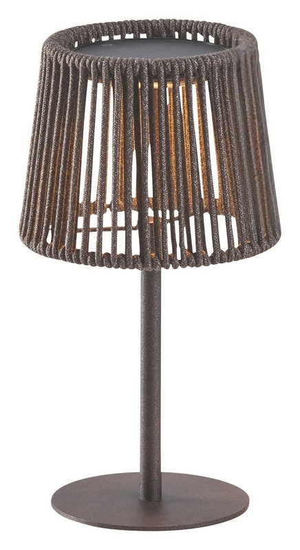 PHILIPPI LED Solartischlampe Lumen mocca 