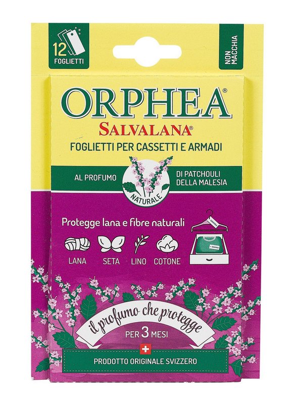 ORPHEA Mottenschutz Blätter Patchouliduft 