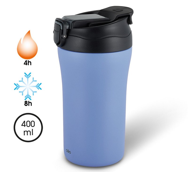 CILIO Isoliertrinkbecher Doppio blu 