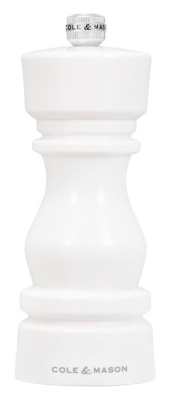 COLE MASON Pfeffermühle London Acryl weiss 