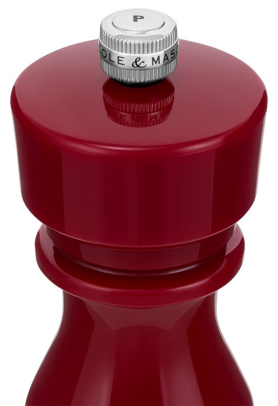 COLE MASON Pfeffermühle London Acryl rot 