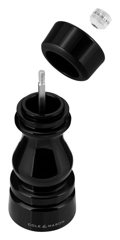 COLE MASON Pfeffermühle London Acryl schwarz 