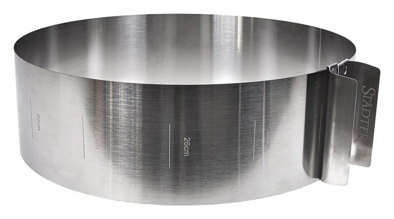 STÄDTER Tortenring rund mit Griff 