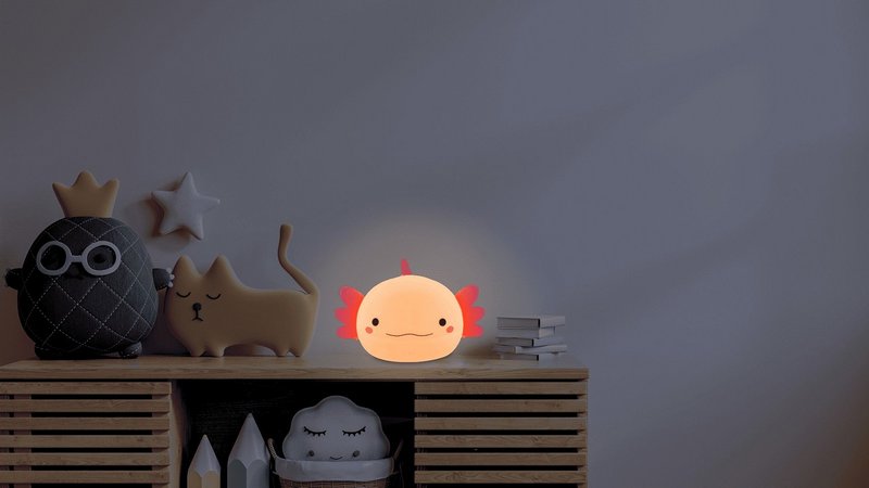 TFA Nachtlicht LED Axolotl rosa 