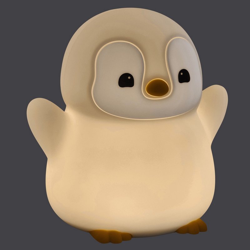 TFA Nachtlicht LED Pinguin hellgrau 