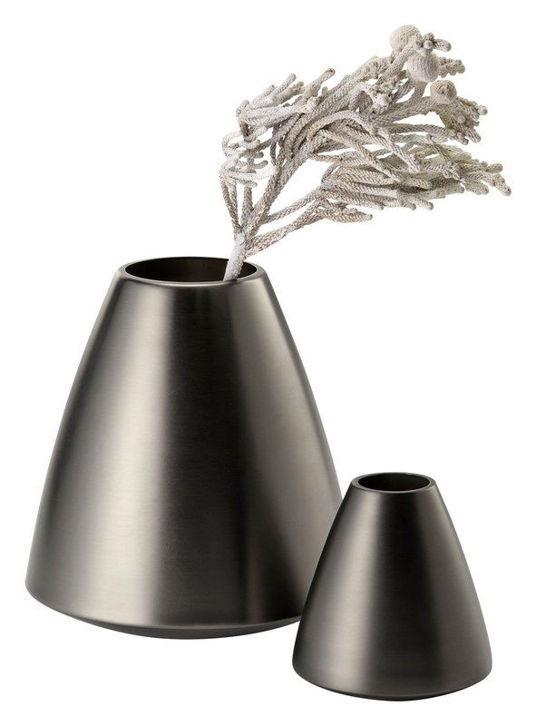 PHILIPPI Vase Lola L anthrazit matt 