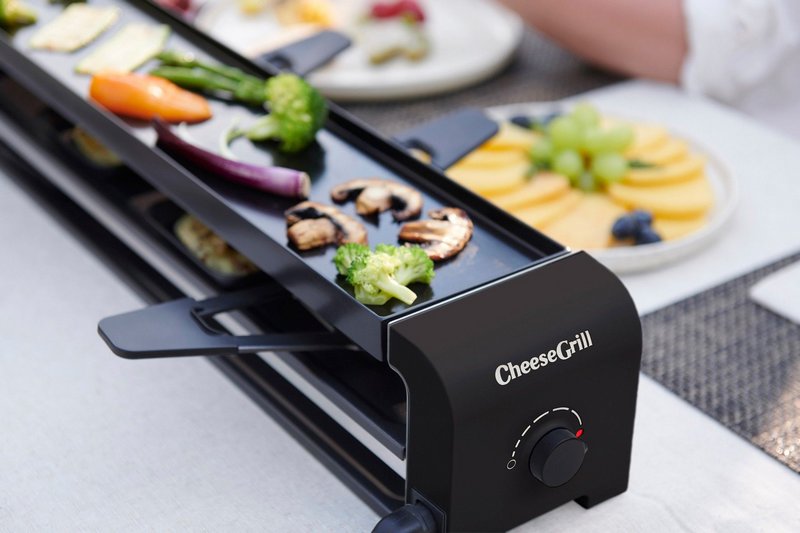 STÖCKLI Raclettegrill CheeseGrill 4 Connect Set black 