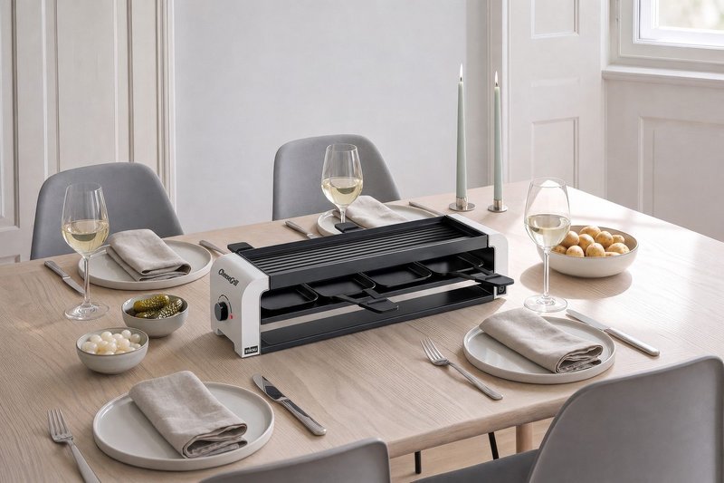 STÖCKLI Raclettegrill CheeseGrill 4 Connect white 