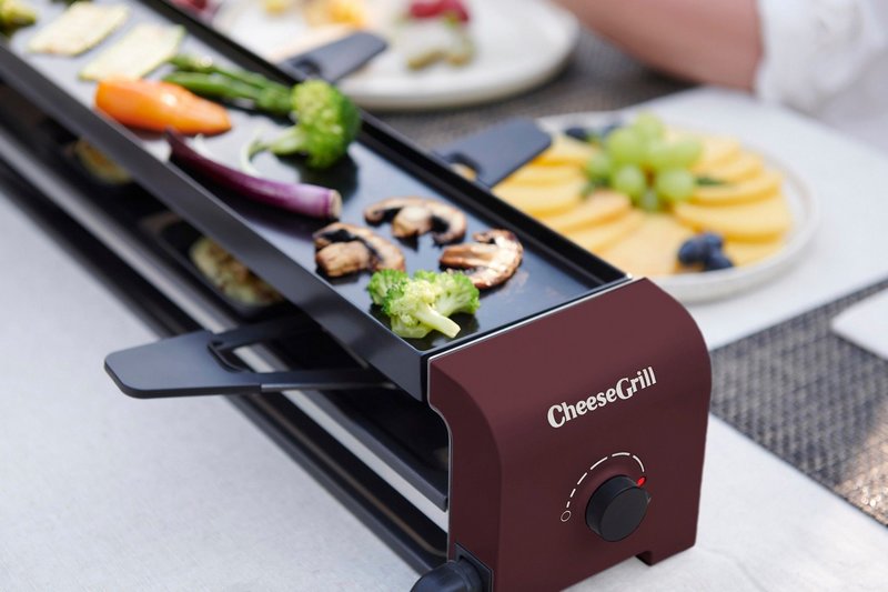 STÖCKLI Raclettegrill CheeseGrill 4 Connect merlot red 
