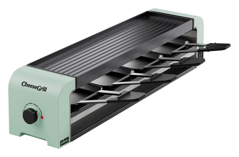STÖCKLI Raclettegrill CheeseGrill 4 Connect mint green 