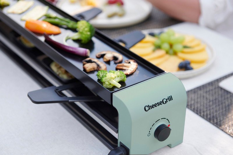 STÖCKLI Raclettegrill CheeseGrill 4 Connect mint green 