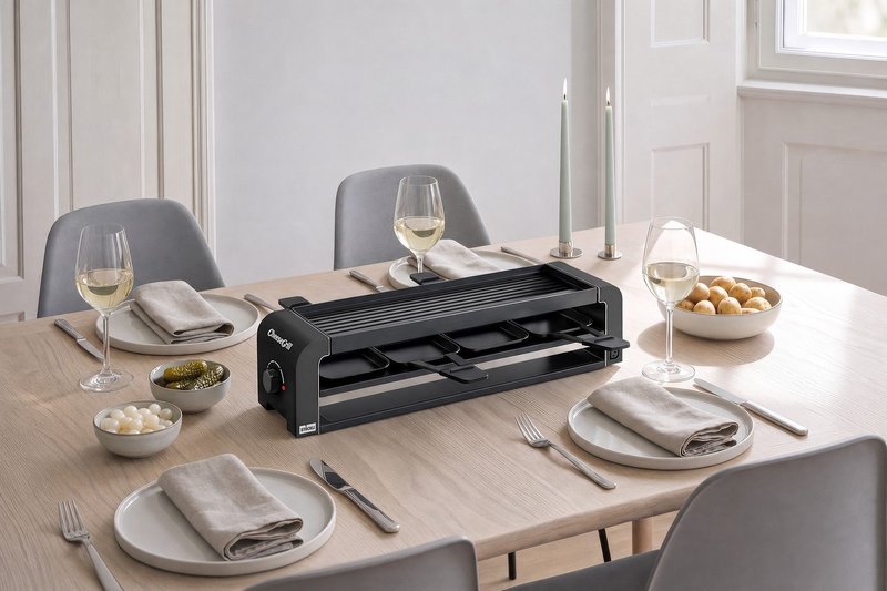 STÖCKLI Raclettegrill CheeseGrill 4 Connect black 