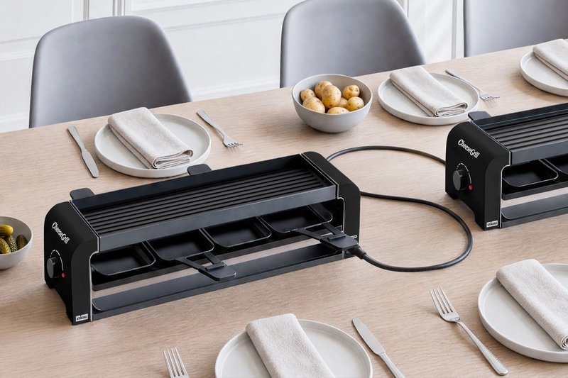 STÖCKLI Raclettegrill CheeseGrill 4 Connect black 