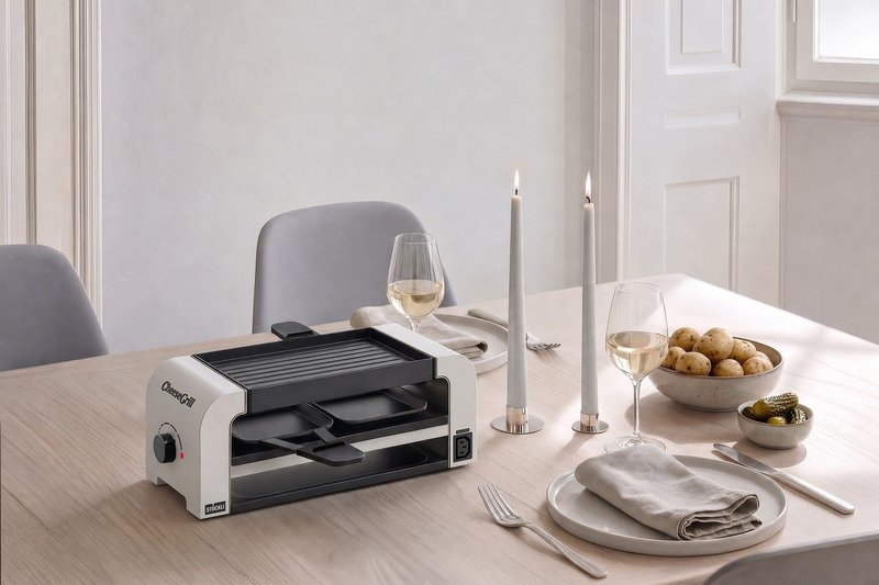STÖCKLI Raclettegrill CheeseGrill 2 Connect white 