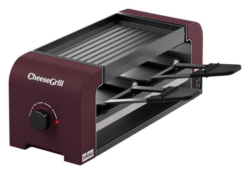 STÖCKLI Raclettegrill CheeseGrill 2 Connect merlot red 
