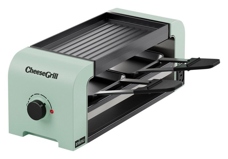 STÖCKLI Raclettegrill CheeseGrill 2 Connect mint green 