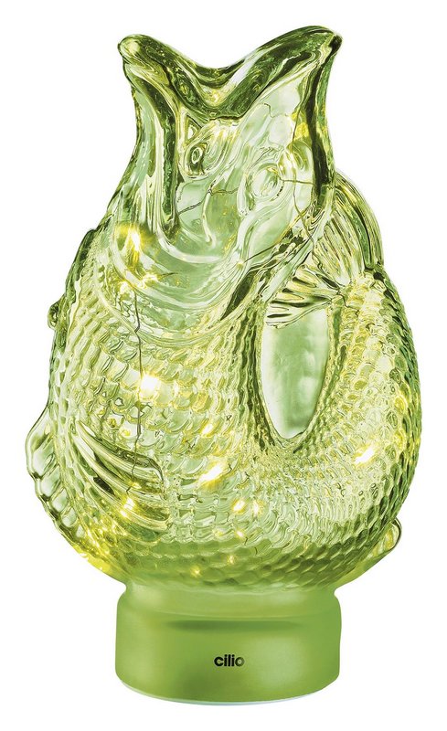 CILIO Dekoleuchte Nemo Glas grün 