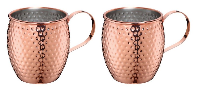 CILIO Moscow Mule Tassen Hammerschlag 