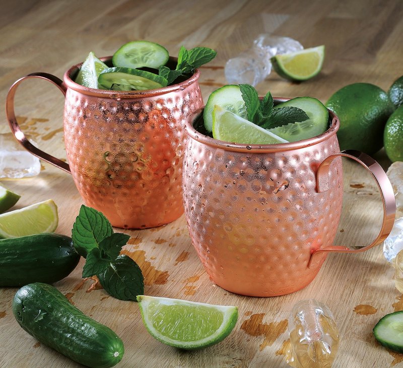 CILIO Moscow Mule Tassen Hammerschlag 