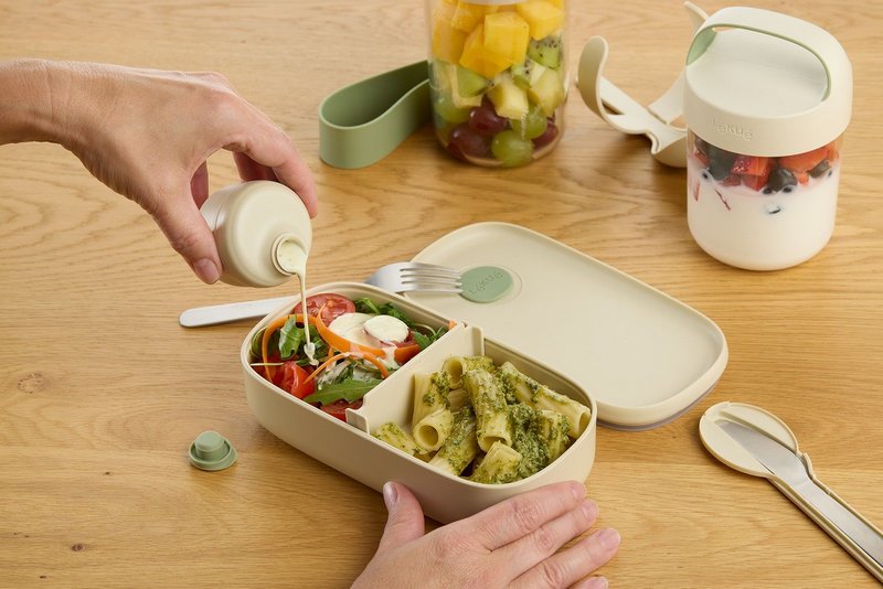 LEKUE Lunch Box To Go 0.5l beige 