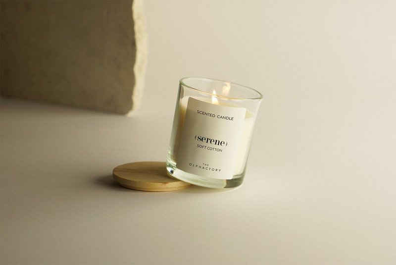 THE OLPHACTORY Duftkerze M Soft Cotton 