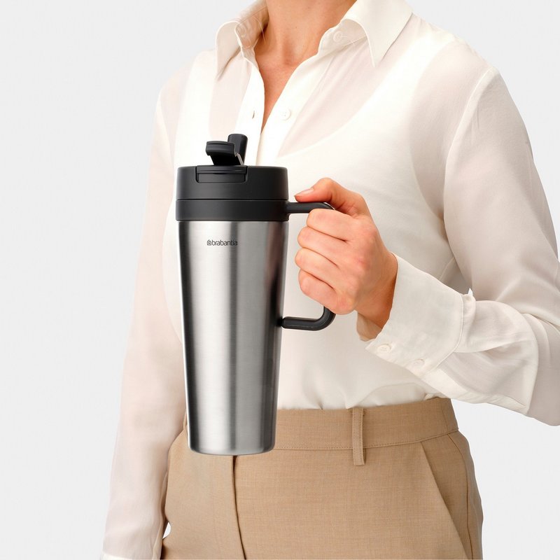 BRABANTIA Isolierbecher Make and Take Inox dark grey 
